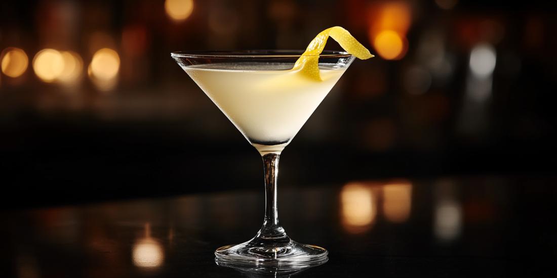 Image of a Fitzgerald cocktail 