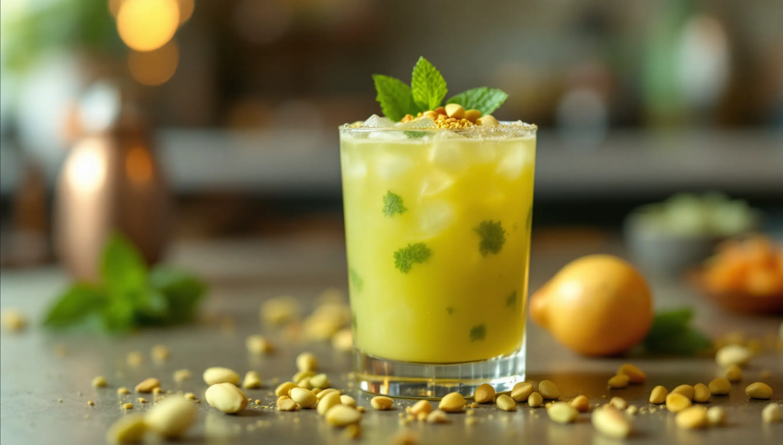 Pistachio cocktail image